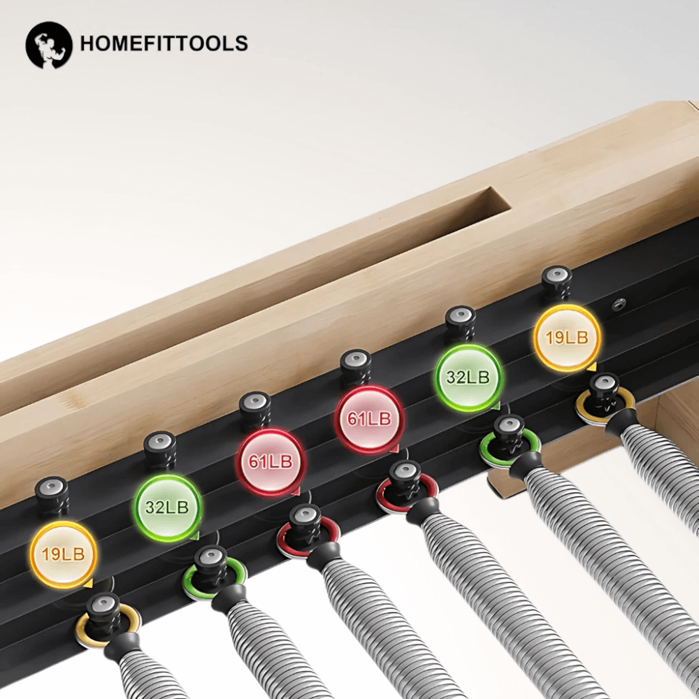 เครื่องพิลาทิส Homefittools Pilates Reformer ไม้โอ๊ค